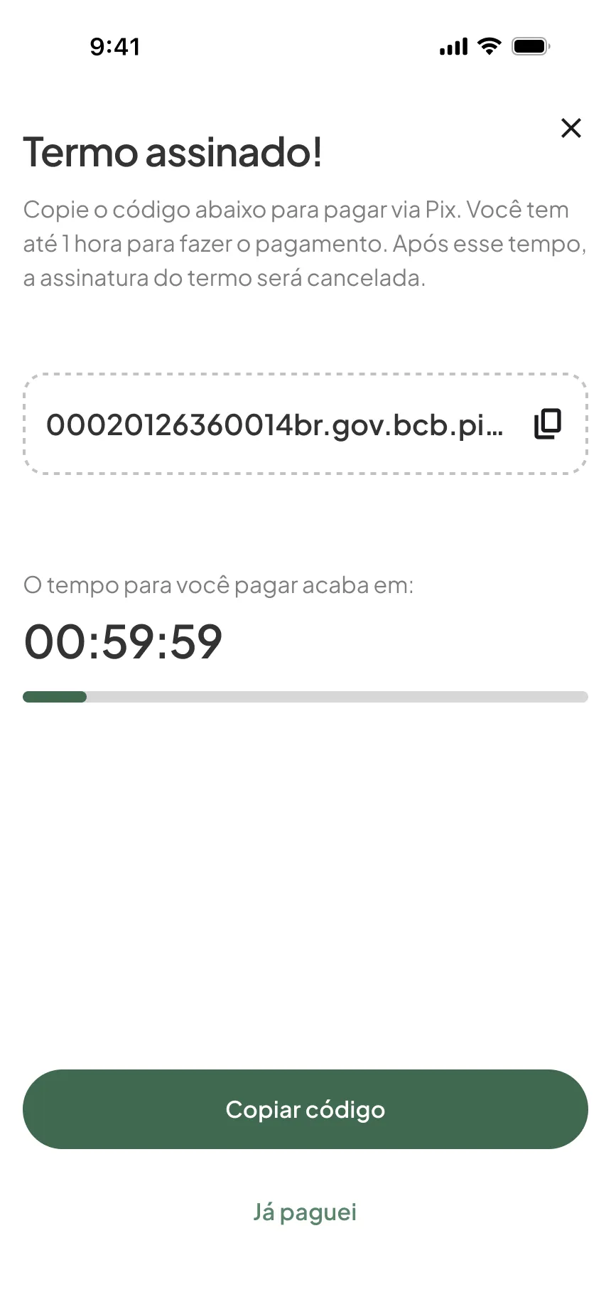 Investment app: shipped screen 2